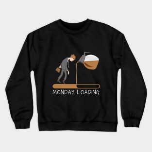 Funny Accountant Early Morning Tired First Coffee Crewneck Sweatshirt